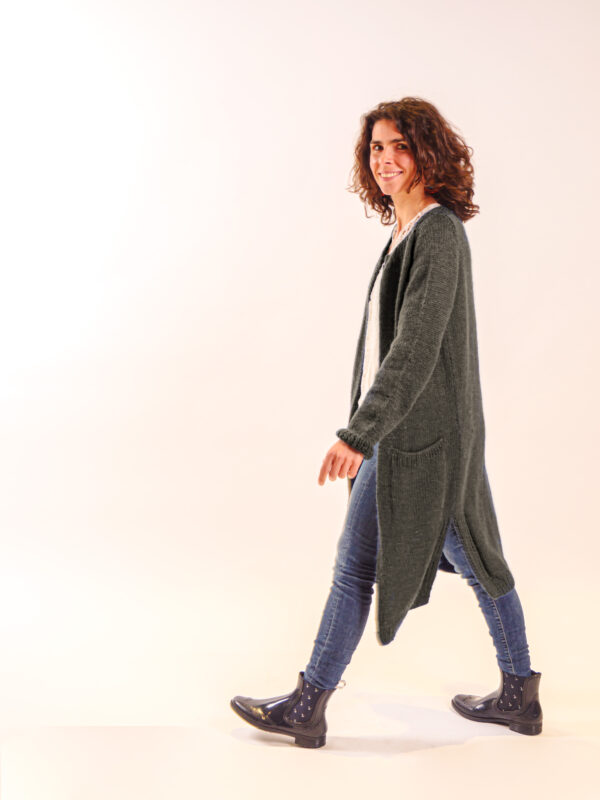 Strickjacke aus Alpakawolle – Bild 3